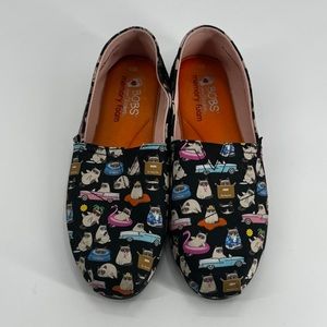 Bobs Skechers Grumpy Cat Slip On Memory Foam Slip on Shoes Arch Pillow Size 10